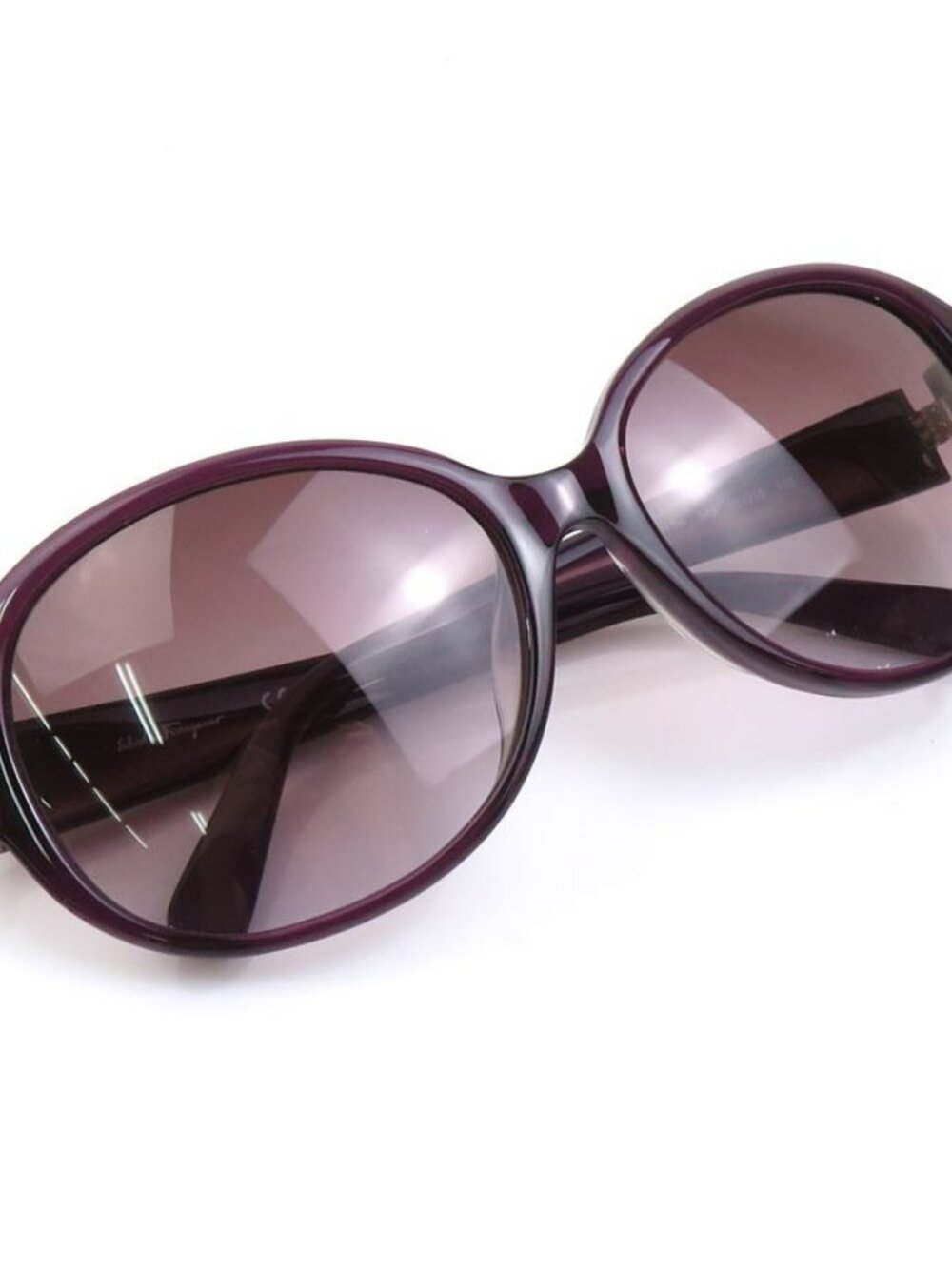 Salvatore Ferragamo Sunglasses Dark Purple Plastic